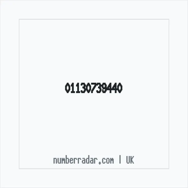 Reverse number check for +44 113 073 9440 — who called me?