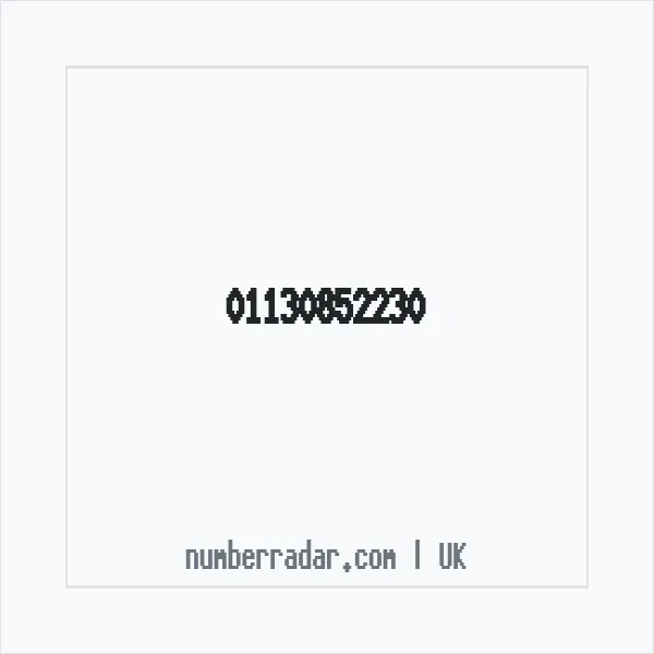 Reverse number check for +44 113 085 2230 — who called me?