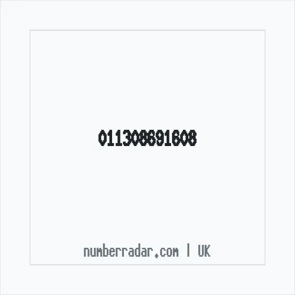 Reverse number check for +44 (1130) 869-160 — who called me?