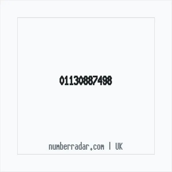 Reverse number check for +44 113 088 7498 — who called me?