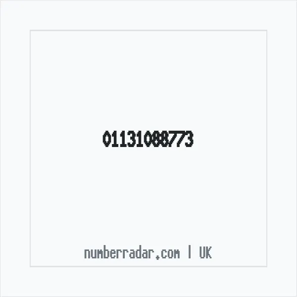 Reverse number check for +44 113 108 8773 — who called me?
