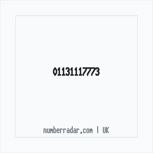 Reverse number check for +44 113 111 7773 — who called me?
