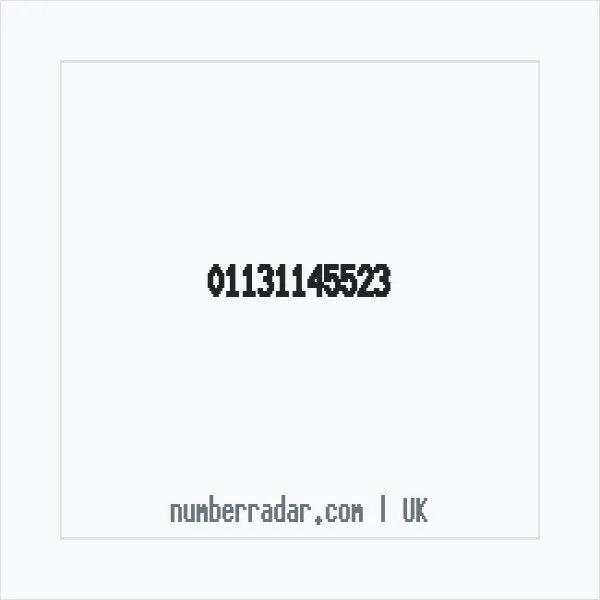 Reverse number check for +44 113 114 5523 — who called me?