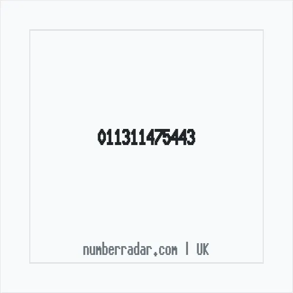 Reverse number check for +44 (1131) 147-544 — who called me?