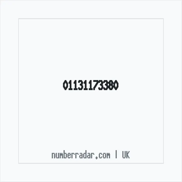Reverse number check for +44 113 117 3380 — who called me?