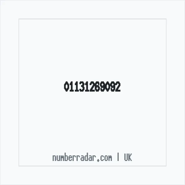 Reverse number check for +44 113 126 9092 — who called me?