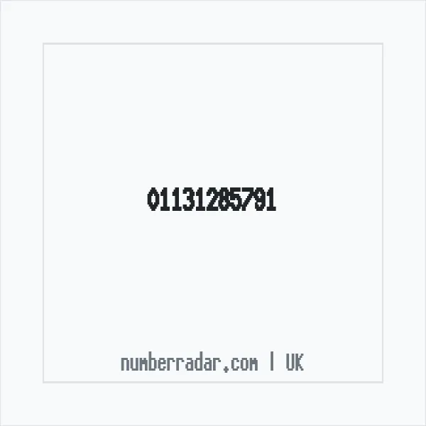 Reverse number check for +44 113 128 5791 — who called me?
