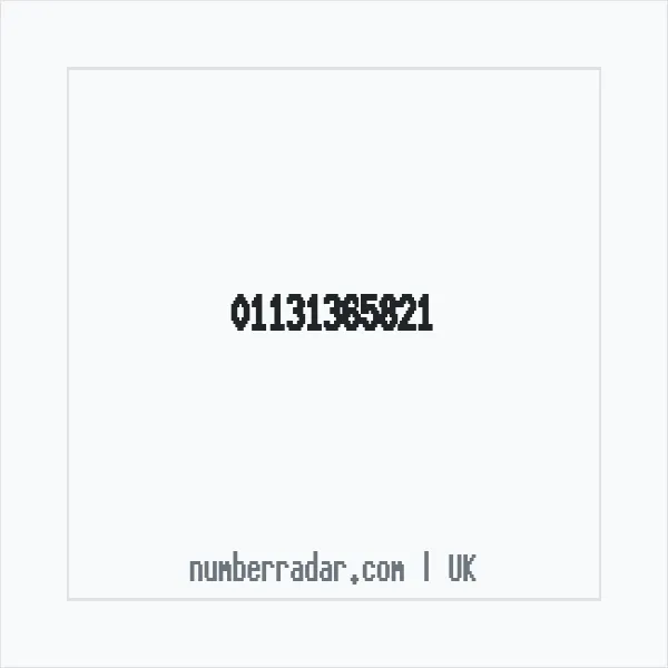 Reverse number check for +44 113 136 5821 — who called me?