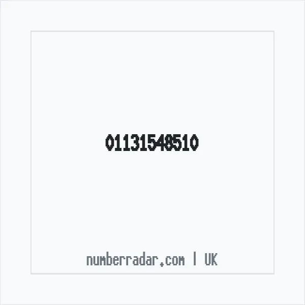 Reverse number check for +44 113 154 8510 — who called me?