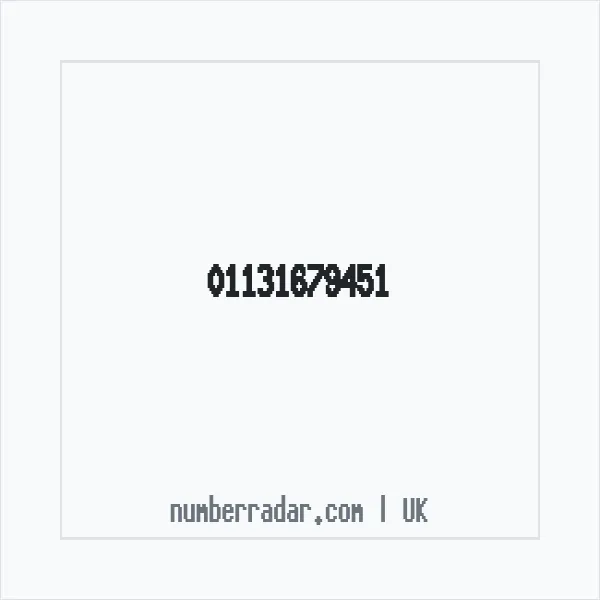 Reverse number check for +44 113 167 9451 — who called me?