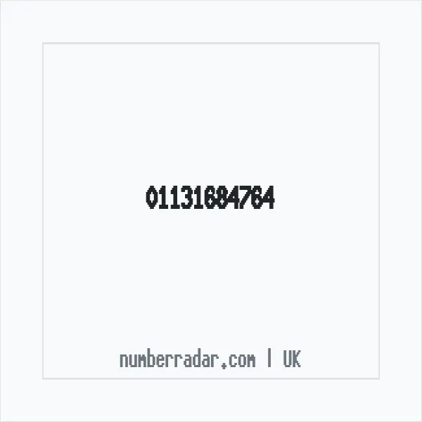 Reverse number check for +44 113 168 4764 — who called me?