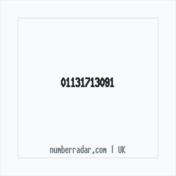Reverse number check for +44 113 171 3091 — who called me?