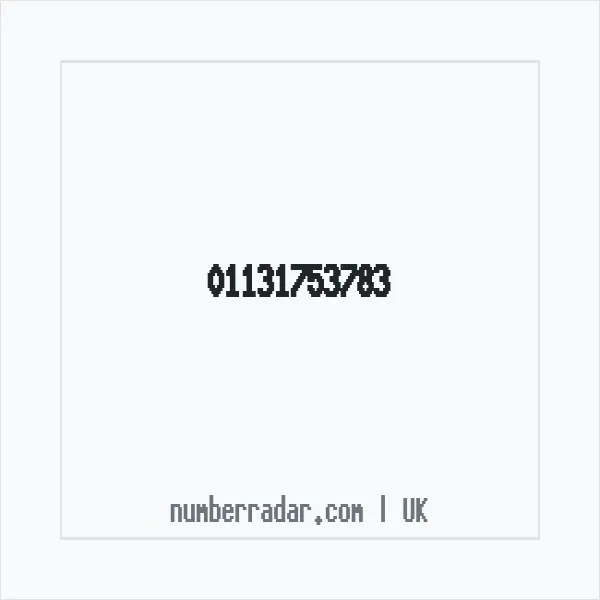 Reverse number check for +44 113 175 3783 — who called me?