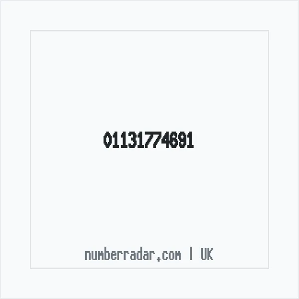 Reverse number check for +44 113 177 4691 — who called me?