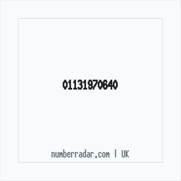 Reverse number check for +44 113 197 0640 — who called me?