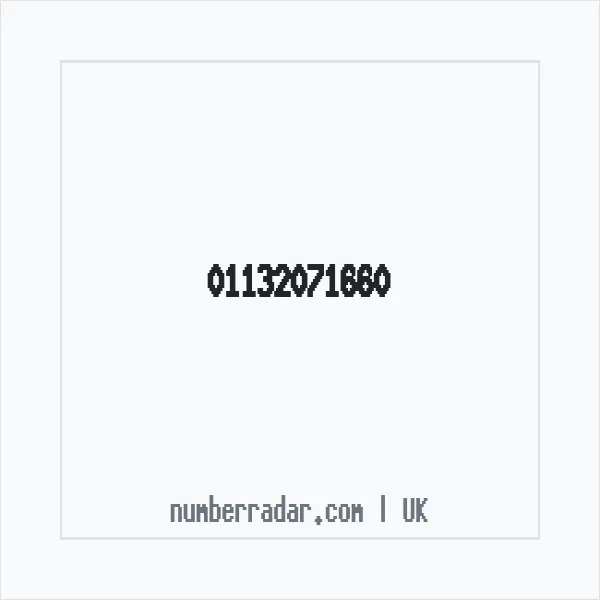 Reverse number check for +44 113 207 1660 — who called me?