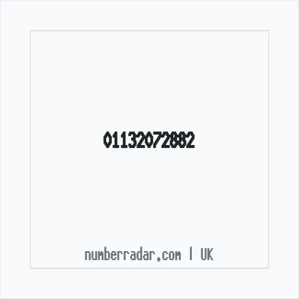 Reverse number check for +44 113 207 2882 — who called me?