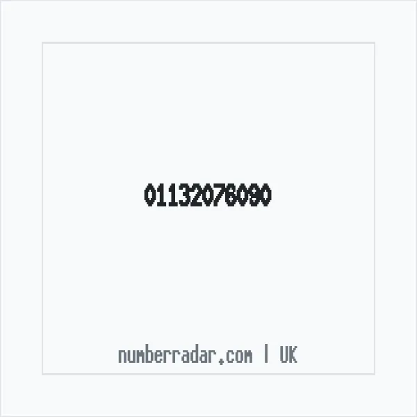 Reverse number check for +44 113 207 6090 — who called me?