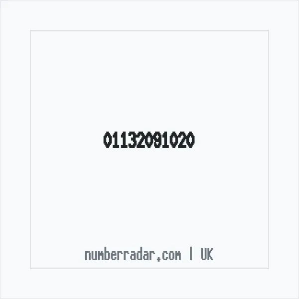 Reverse number check for +44 113 209 1020 — who called me?