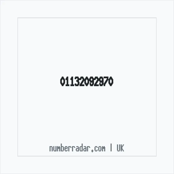 Reverse number check for +44 113 209 2970 — who called me?