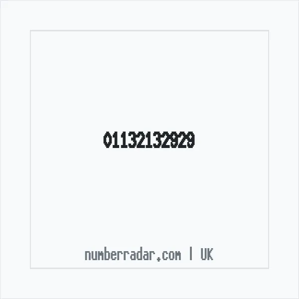 Reverse number check for +44 113 213 2929 — who called me?