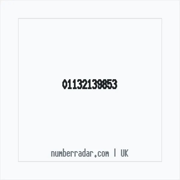 Reverse number check for +44 113 213 9853 — who called me?