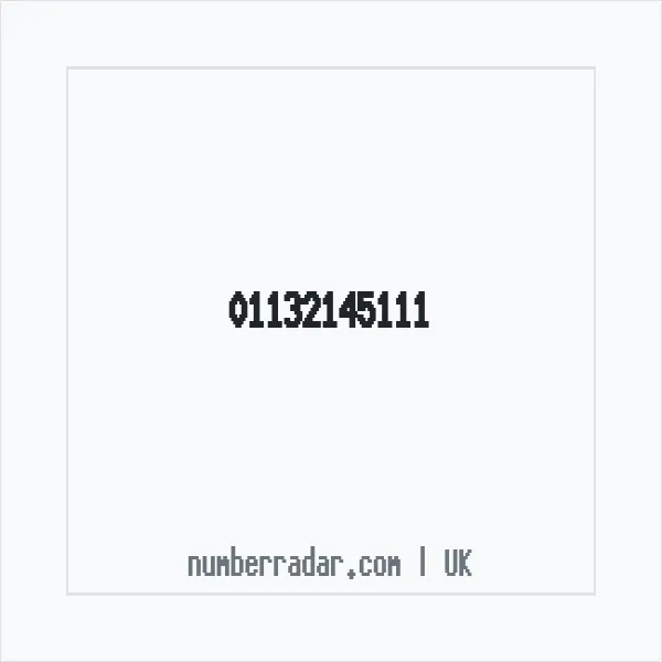 Reverse number check for +44 113 214 5111 — who called me?