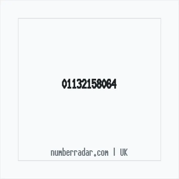 Reverse number check for +44 113 215 8064 — who called me?