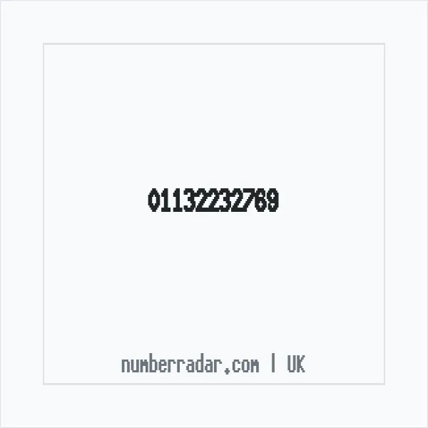 Reverse number check for +44 113 223 2769 — who called me?