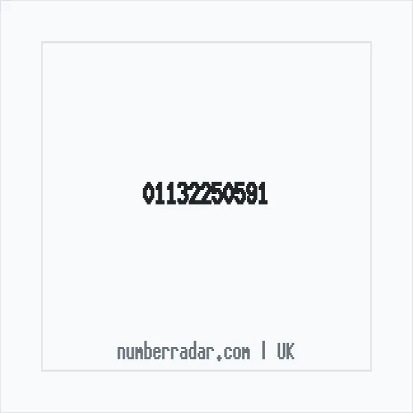 Reverse number check for +44 113 225 0591 — who called me?