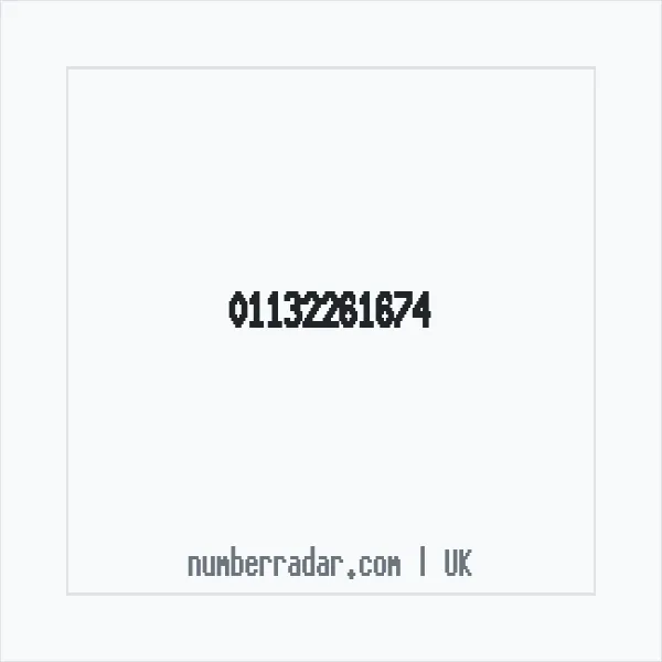 Reverse number check for +44 113 226 1674 — who called me?