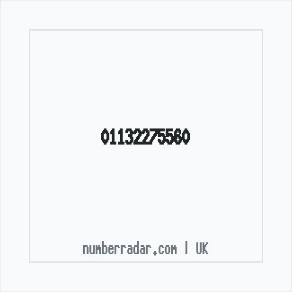 Reverse number check for +44 113 227 5560 — who called me?
