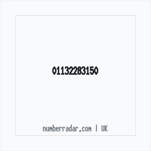 Reverse number check for +44 113 228 3150 — who called me?