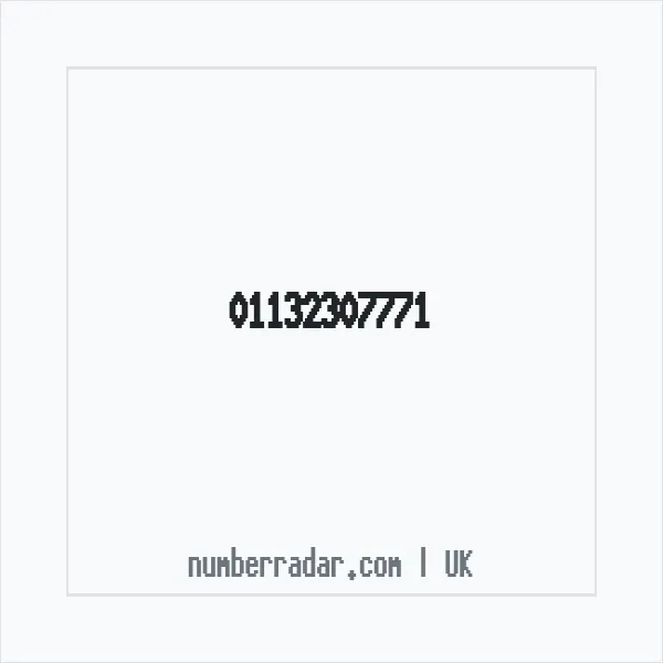 Reverse number check for +44 113 230 7771 — who called me?