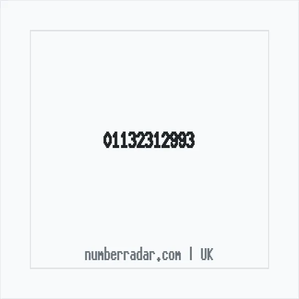 Reverse number check for +44 113 231 2993 — who called me?
