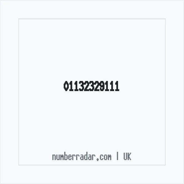 Reverse number check for +44 113 232 9111 — who called me?