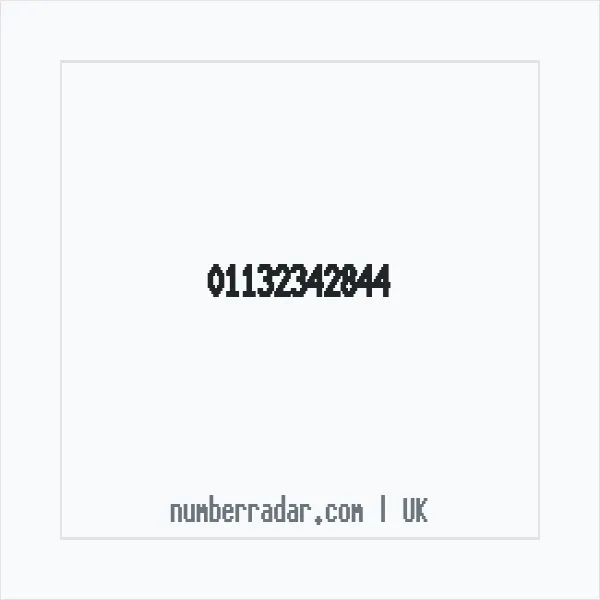 Reverse number check for +44 113 234 2844 — who called me?