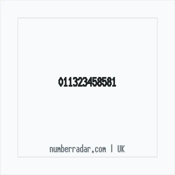 Reverse number check for +44 (1132) 345-858 — who called me?