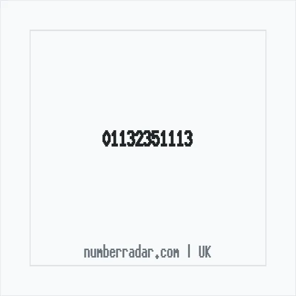 Reverse number check for +44 113 235 1113 — who called me?