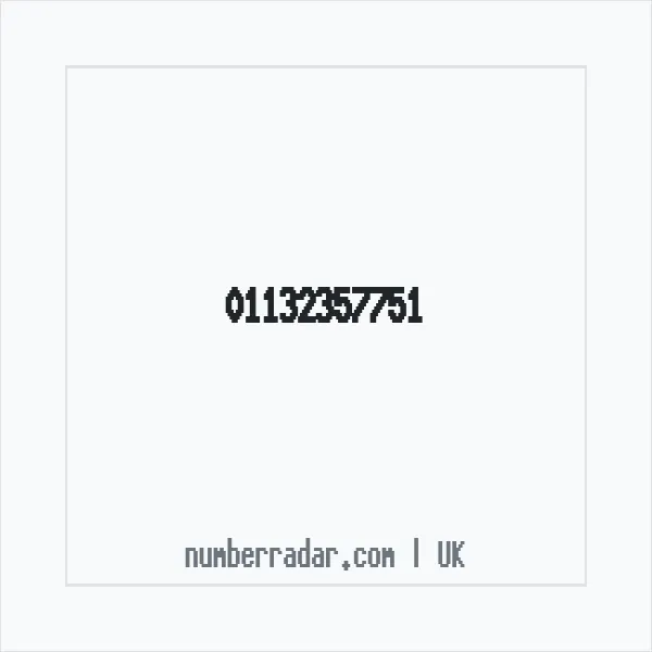 Reverse number check for +44 113 235 7751 — who called me?