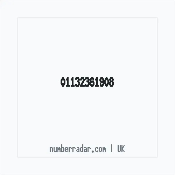 Reverse number check for +44 113 236 1908 — who called me?