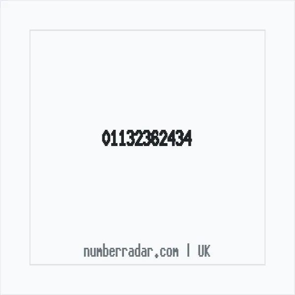 Reverse number check for +44 113 236 2434 — who called me?