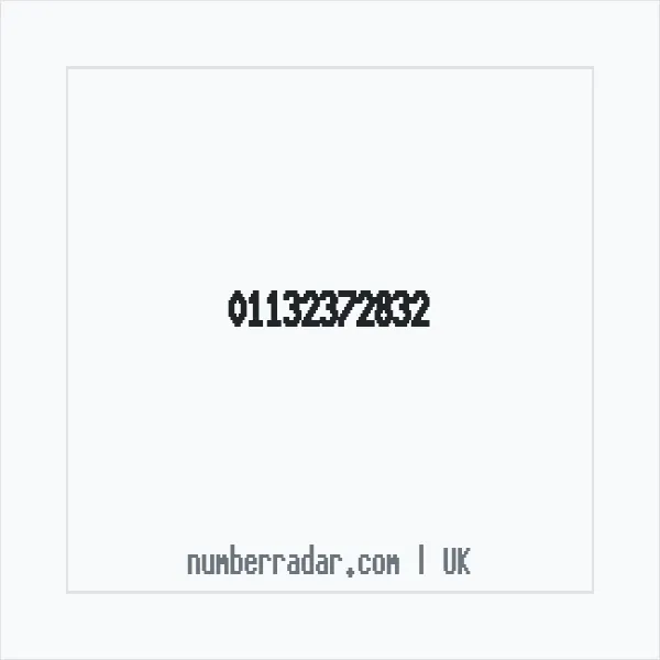 Reverse number check for +44 113 237 2832 — who called me?