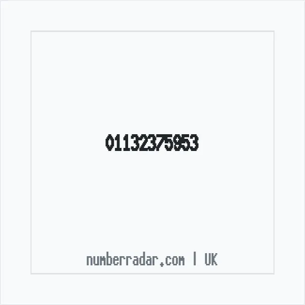 Reverse number check for +44 113 237 5953 — who called me?