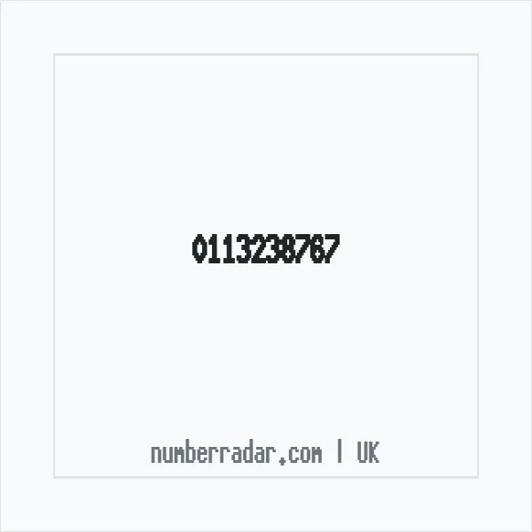 Reverse number check for +44 113238767 — who called me?