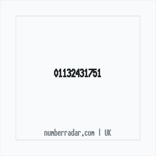 Reverse number check for +44 113 243 1751 — who called me?