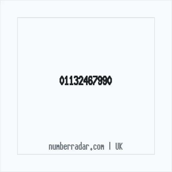 Reverse number check for +44 113 246 7990 — who called me?
