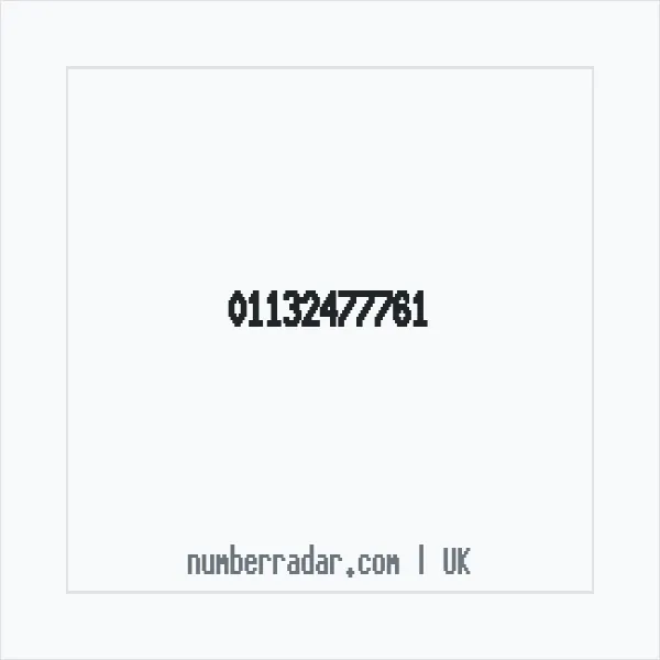 Reverse number check for +44 113 247 7761 — who called me?