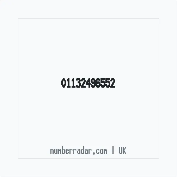 Reverse number check for +44 113 249 6552 — who called me?