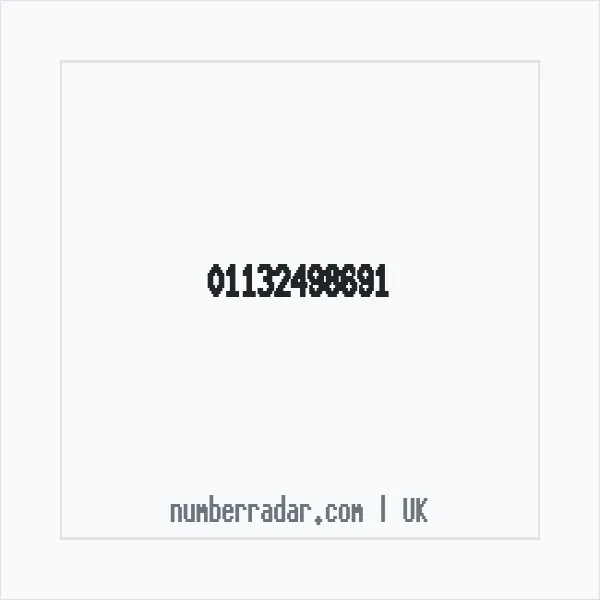 Reverse number check for +44 113 249 8691 — who called me?